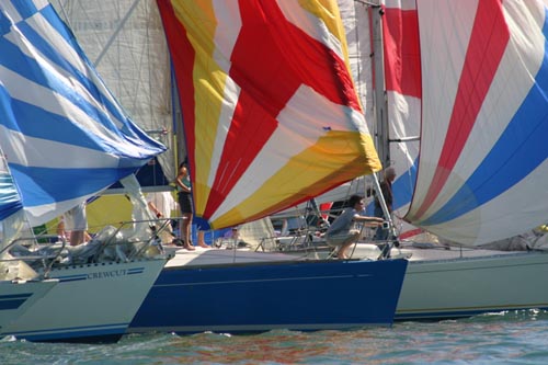Closing in- Round the Island Race 2006